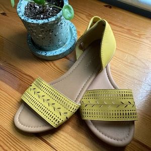 Cute Mustard Yellow Sandals